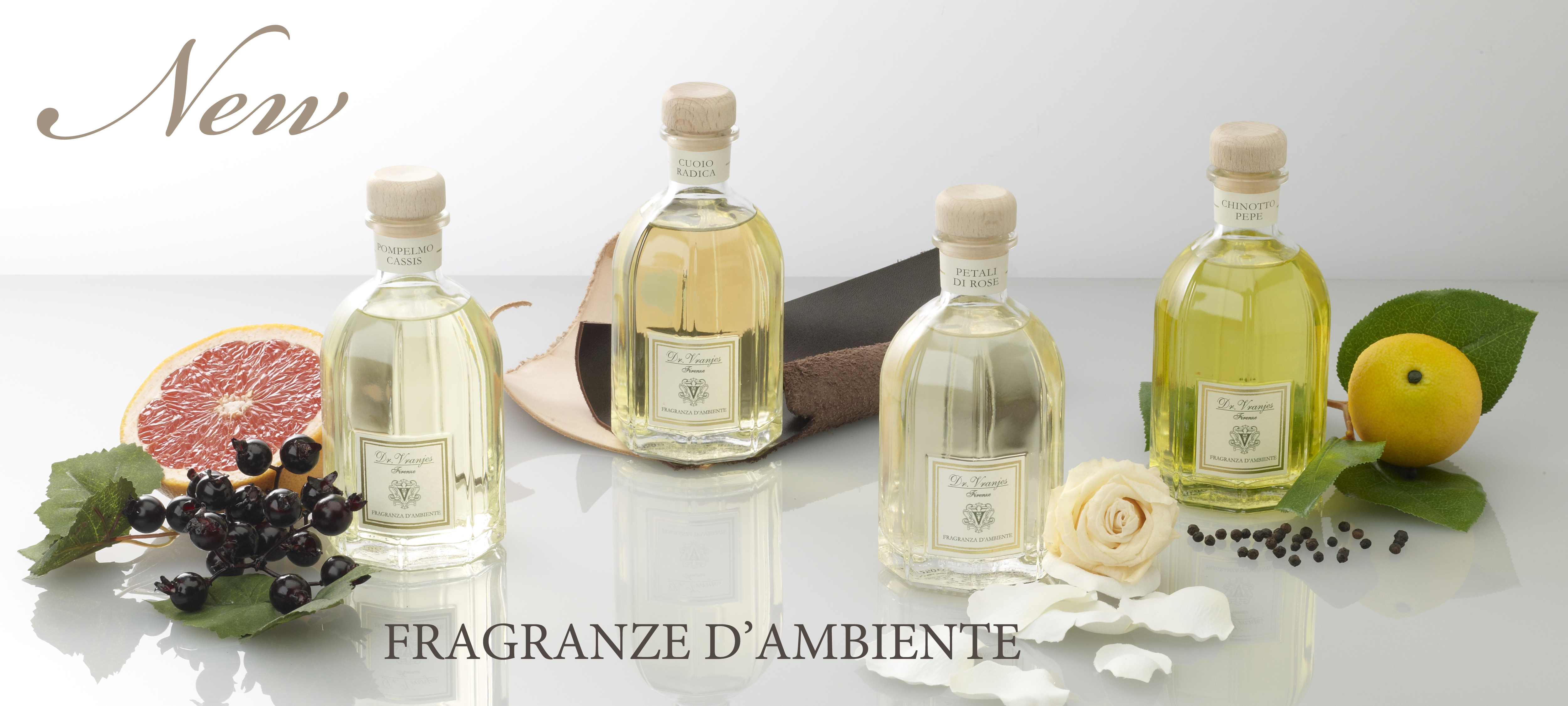 ルームフレグランス・スタンダードシリーズ新しい４種の香り販売開始の